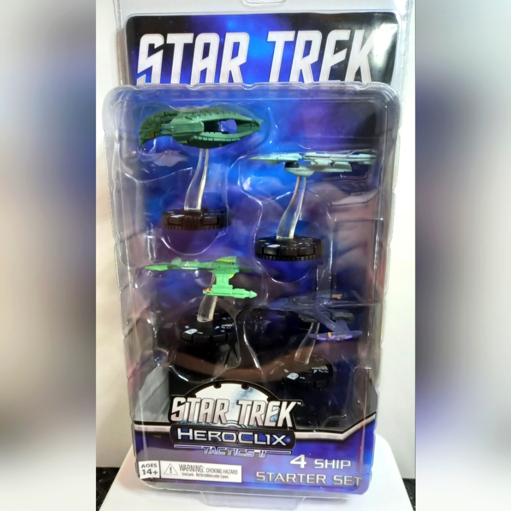 Star Trek Heroclix Tactics II 4 Ship Starter Set